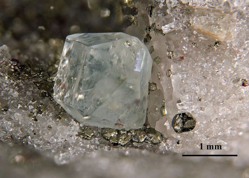 Variscite and pyrite from Graves Mountain Georgia